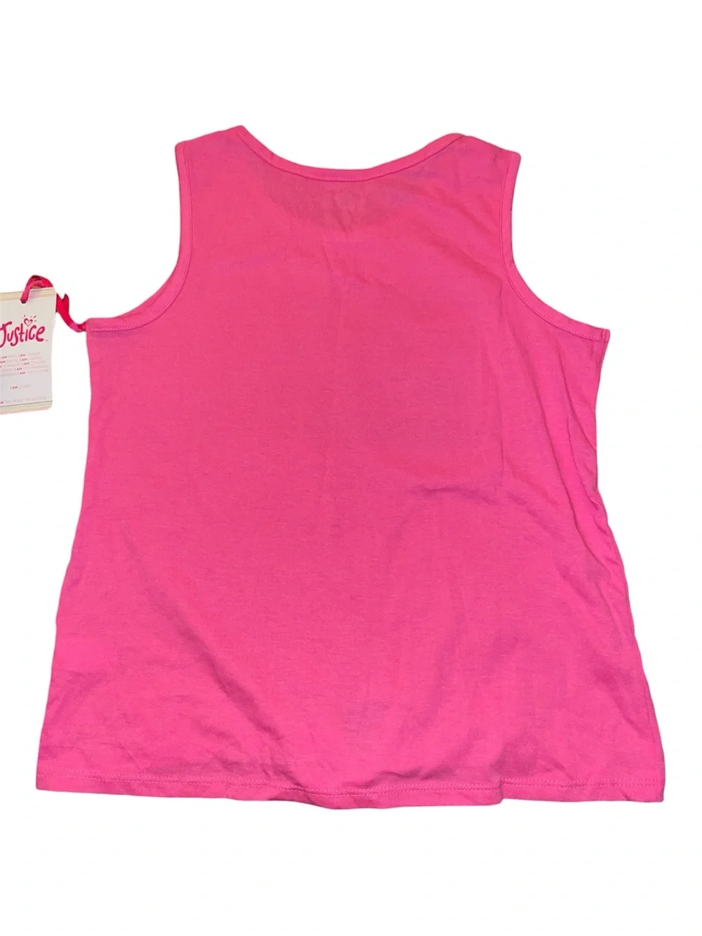 Justice Pink Tank Top size medium (10)